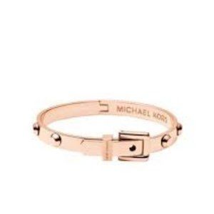 Michael Kors Rose Gold Tone Astor buckle bangle